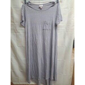 Lularoe Gray Dress With Pocket Size Small